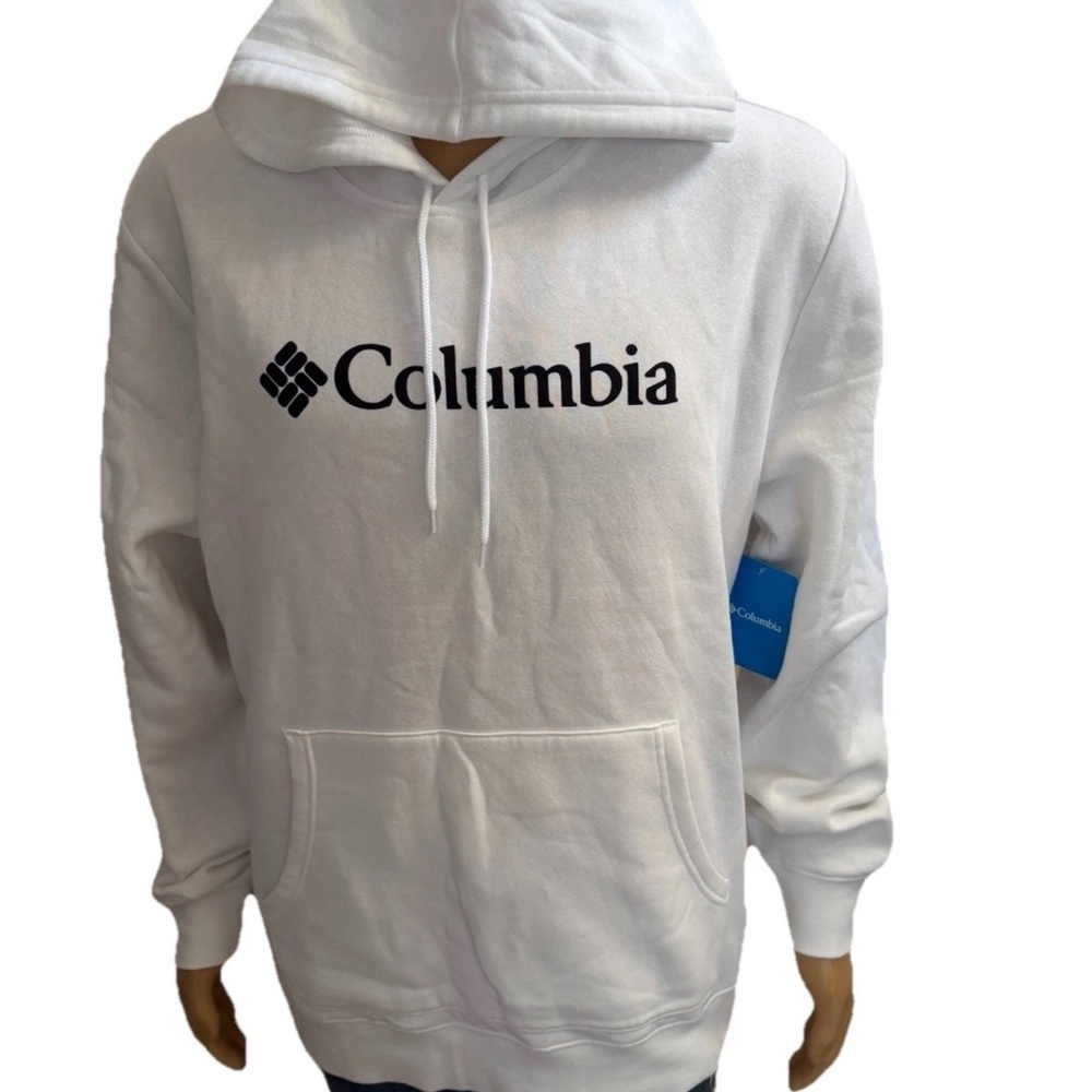 Columbia Sportswear Men's Trek Hoodie White Logo Size L NWT